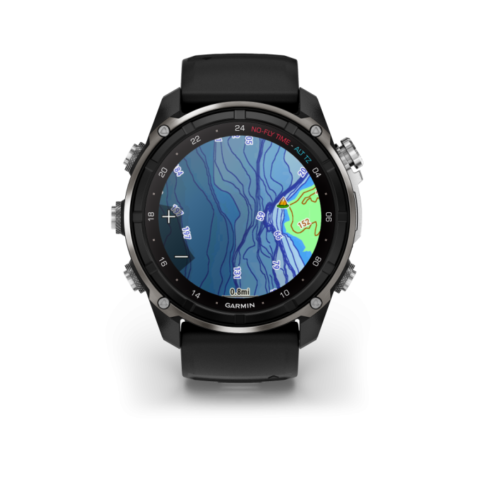Descent Mk3i 51mm Titanium PVD Silver and Black with Black and Pebble Gray