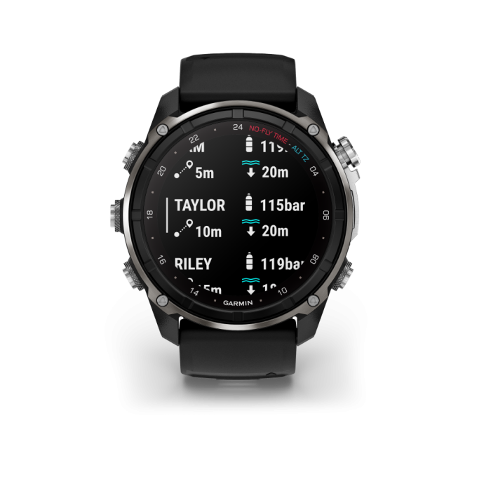 Descent Mk3i 51mm Titanium PVD Silver and Black with Black and Pebble Gray