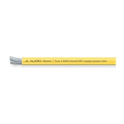 JL Audio® XM-YPW2-50 ABYC Power Wire Yellow 2 AWG, 50ft.