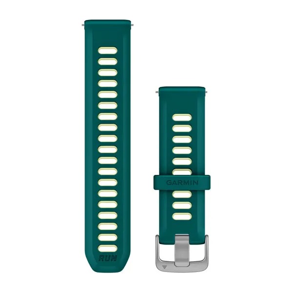Quick Release 20 Bands Teal Green and Citron with Silver