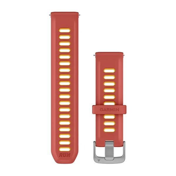 Quick Release 20 Bands Red Pink and Mango with Silver