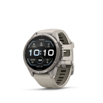 fēnix® 9 Pro 43mm AMOLED Sapphire Titanium with Fog Gray