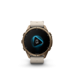 fēnix® 9 Pro inReach 43mm AMOLED Sapphire Autumn Gold Titanium with Bone Leather - Image 7