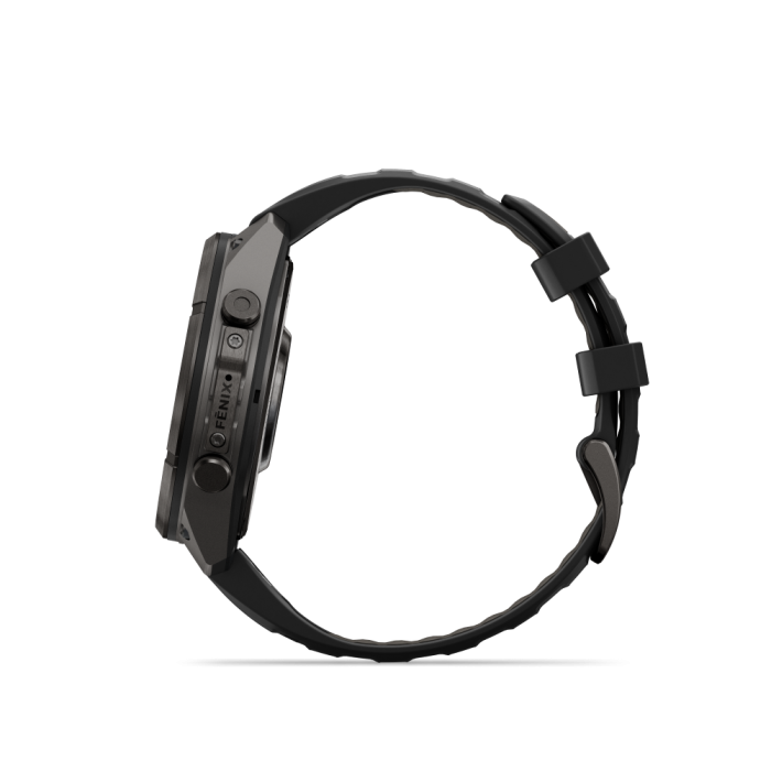 fēnix® 9 Pro 47mm AMOLED Sapphire Carbon Gray DLC Titanium with Black