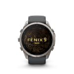fēnix® 9 Pro inReach 51mm AMOLED Sapphire Titanium with Graphite and Black - Image 2
