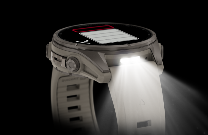 fēnix® 9 43mm AMOLED Sapphire Titanium with Fog Gray - Image 9