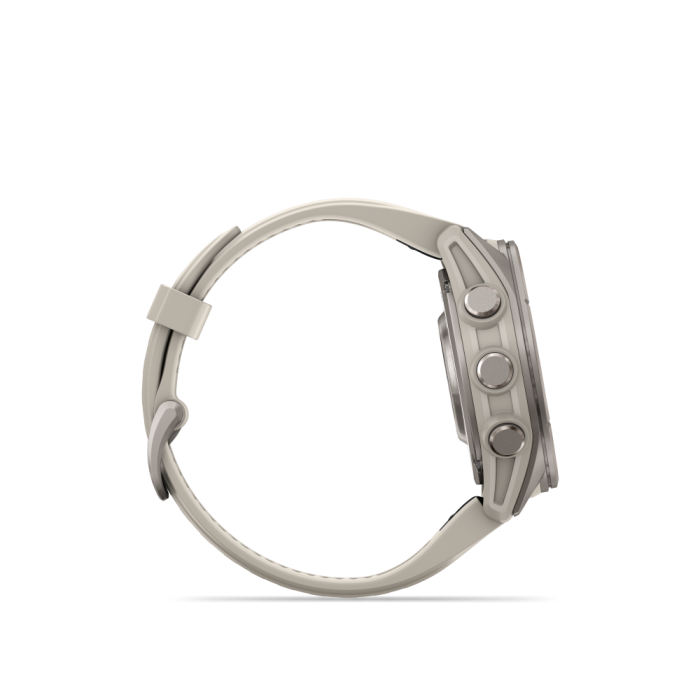 fēnix® 9 43mm AMOLED Sapphire Titanium with Fog Gray