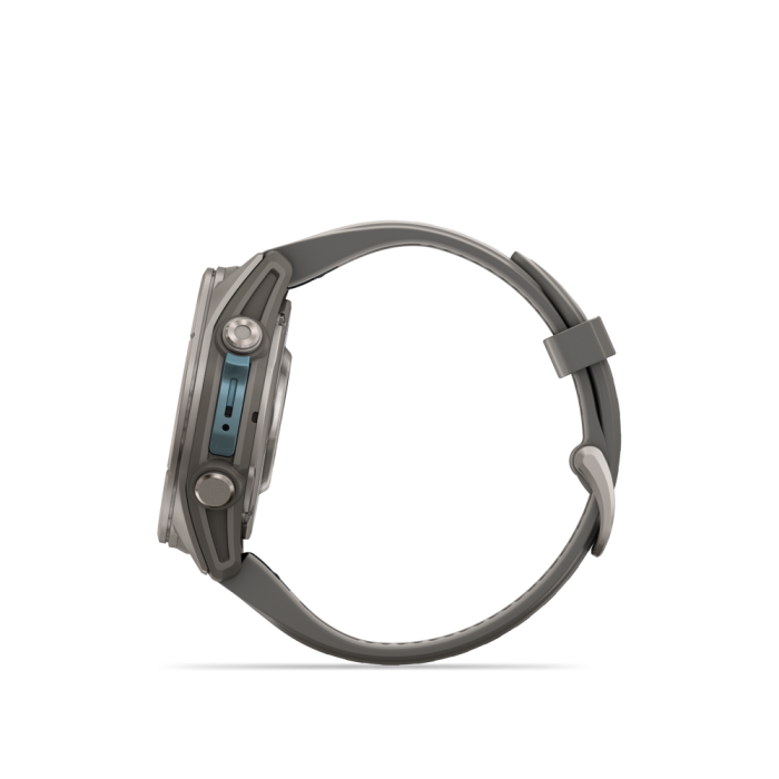 fēnix®  9 43mm AMOLED Sapphire Titanium with Pebble Gray - Image 7