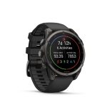 fēnix®  9 47mm AMOLED Sapphire Carbon Gray DLC Titanium with Black - Image 5