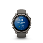 fēnix® 9 47mm AMOLED Sapphire Titanium with Pebble Gray - Image 2