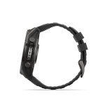 fēnix®  9 51mm AMOLED Sapphire Carbon Gray DLC Titanium with Black - Image 6