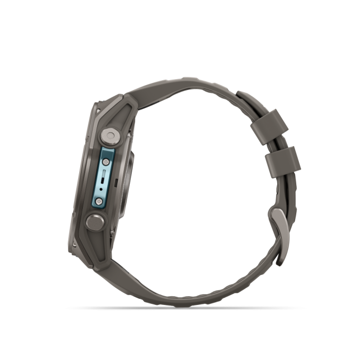 fēnix® 9 51mm AMOLED Sapphire Titanium with Pebble Gray