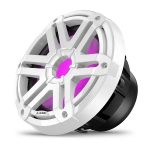JL Audio® M200 marine subwoofer 10″ with LED and White Sport Grille