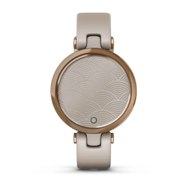 Garmin Greece Lily Sport Rose Gold Light Sand Silicone